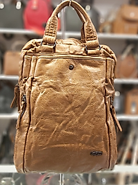 Ithal Yıkama Deri Sırt Çantası