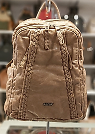 Bayan İthal Yıkama Deri Sırt Çantası