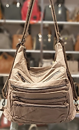 Bayan ithal Yıkama Deri Kol Çantası