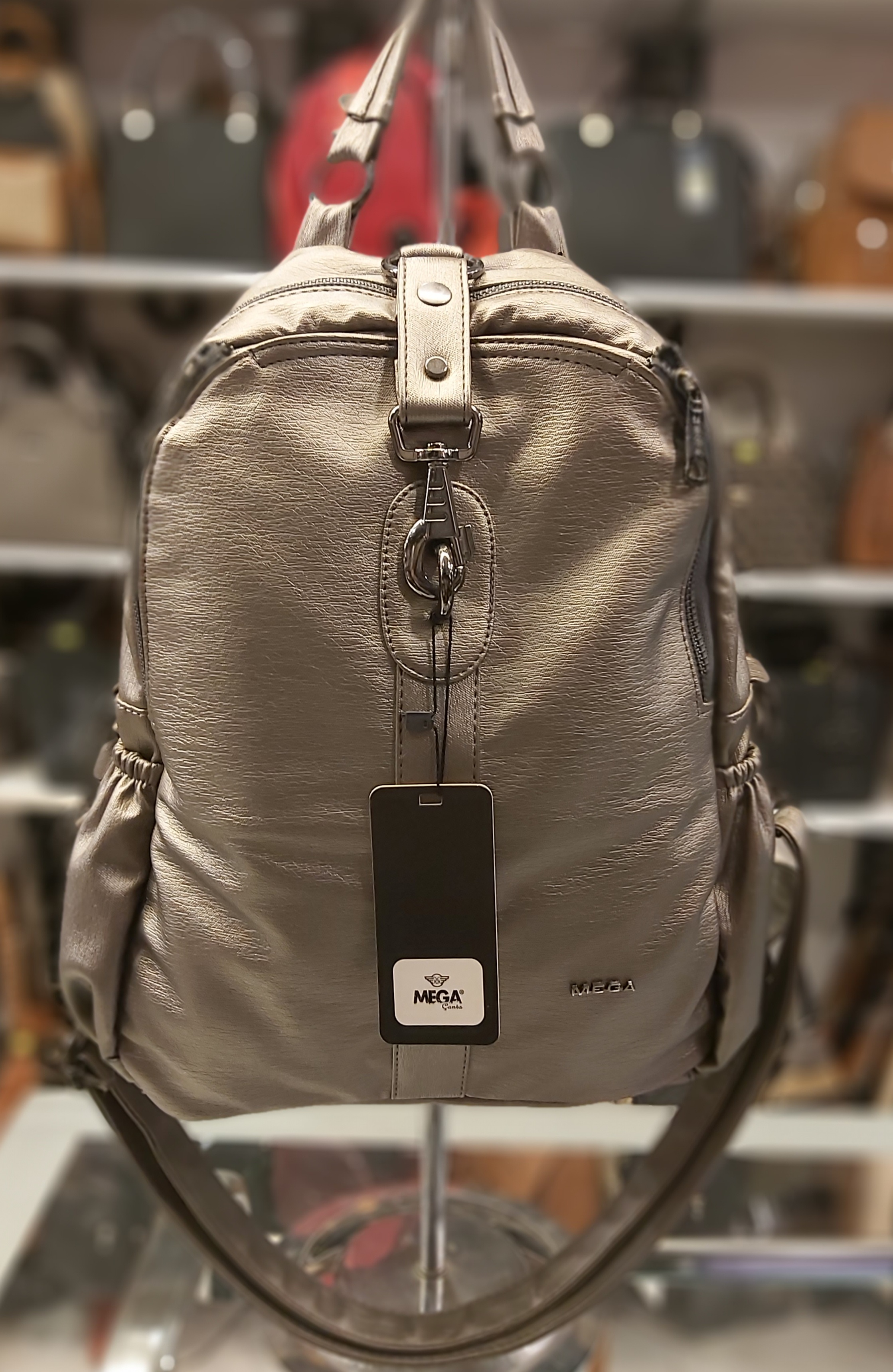 Bayan Yıkama Deri Kol ve Sırt Çantası